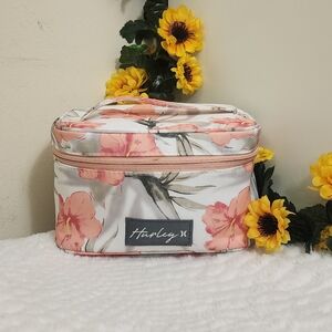HURLEY Floral Cosmetic Bag